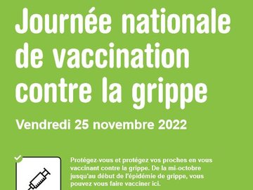 La Journée nationale de vaccination contre la grippe